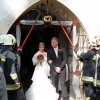 Molnár Melinda és Eredics Zoltán tűzoltóink esküvője